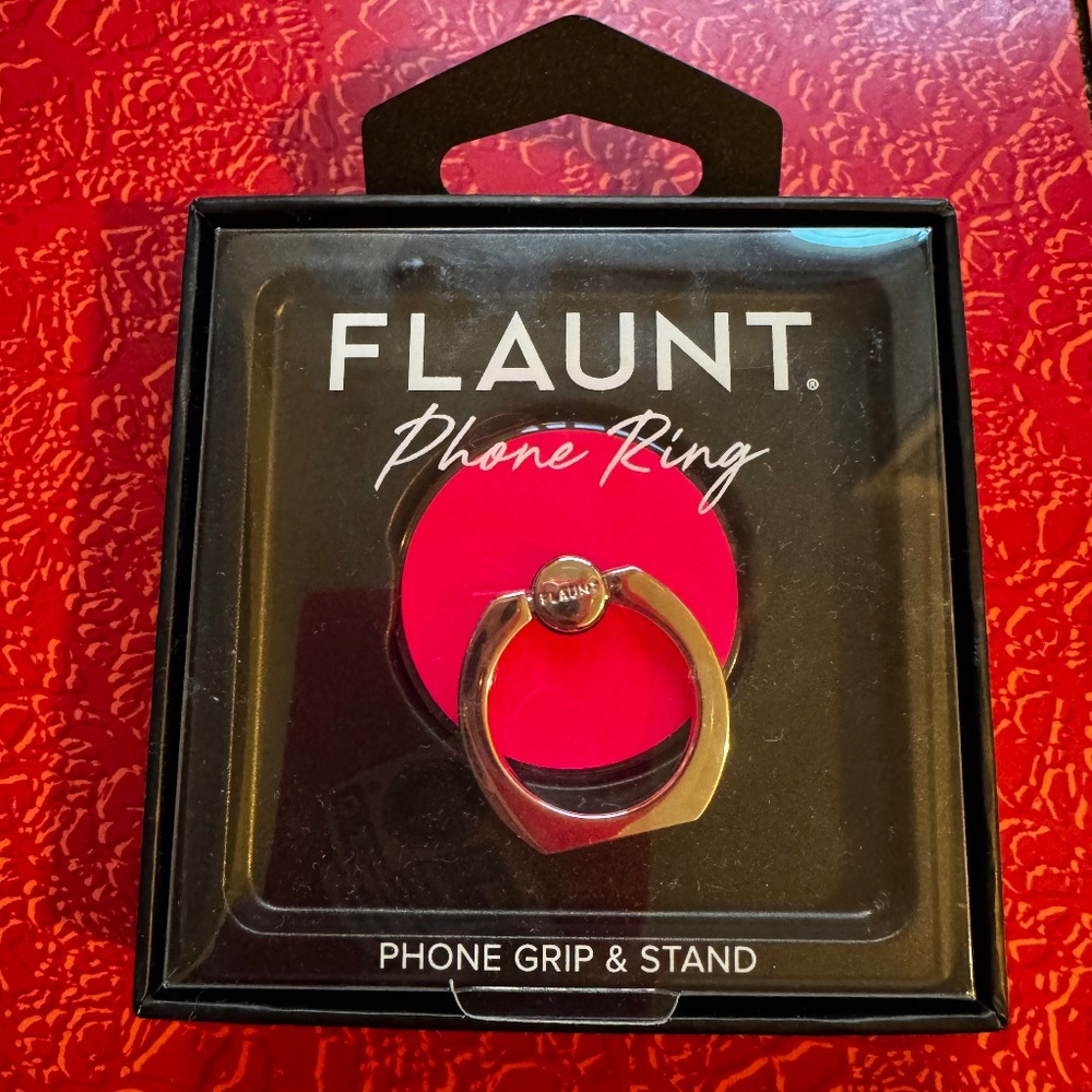NEW in box, Flaunt Phone Ring, HOT PINK